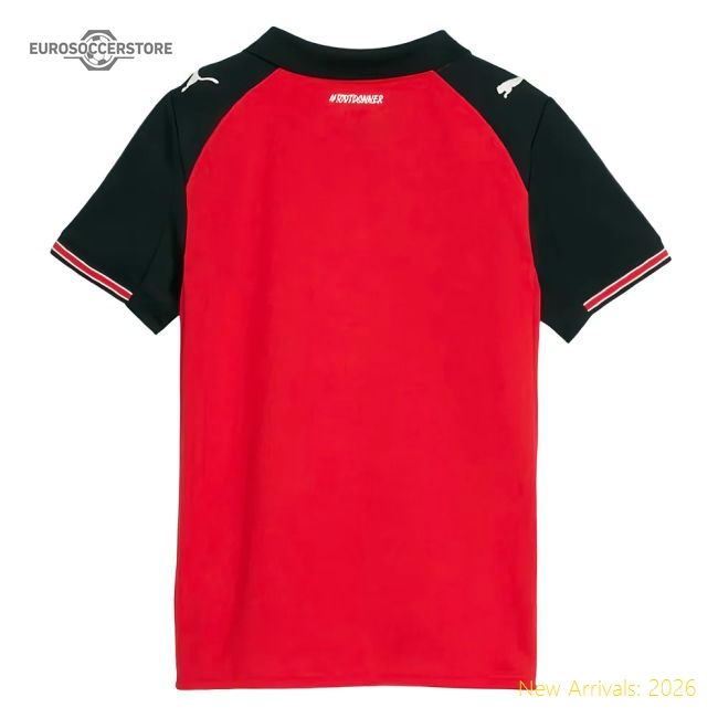 2025-2026 Stade Rennais Home Shirt (Kids)-Vantage Point Soccer